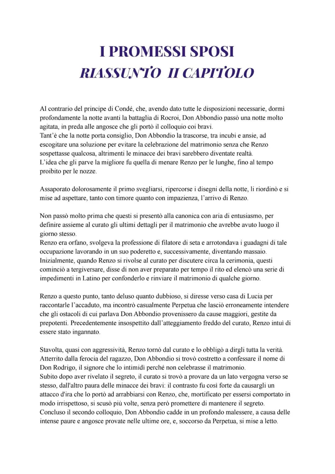 I PROMESSI SPOSI
RIASSUNTO I CAPITOLO
In Lombardia, presso il lago di Como, o meglio sulle rive di questo, che costeggiano Lecco
come in un 