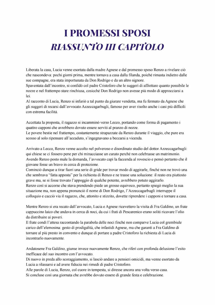 I PROMESSI SPOSI
RIASSUNTO I CAPITOLO
In Lombardia, presso il lago di Como, o meglio sulle rive di questo, che costeggiano Lecco
come in un 