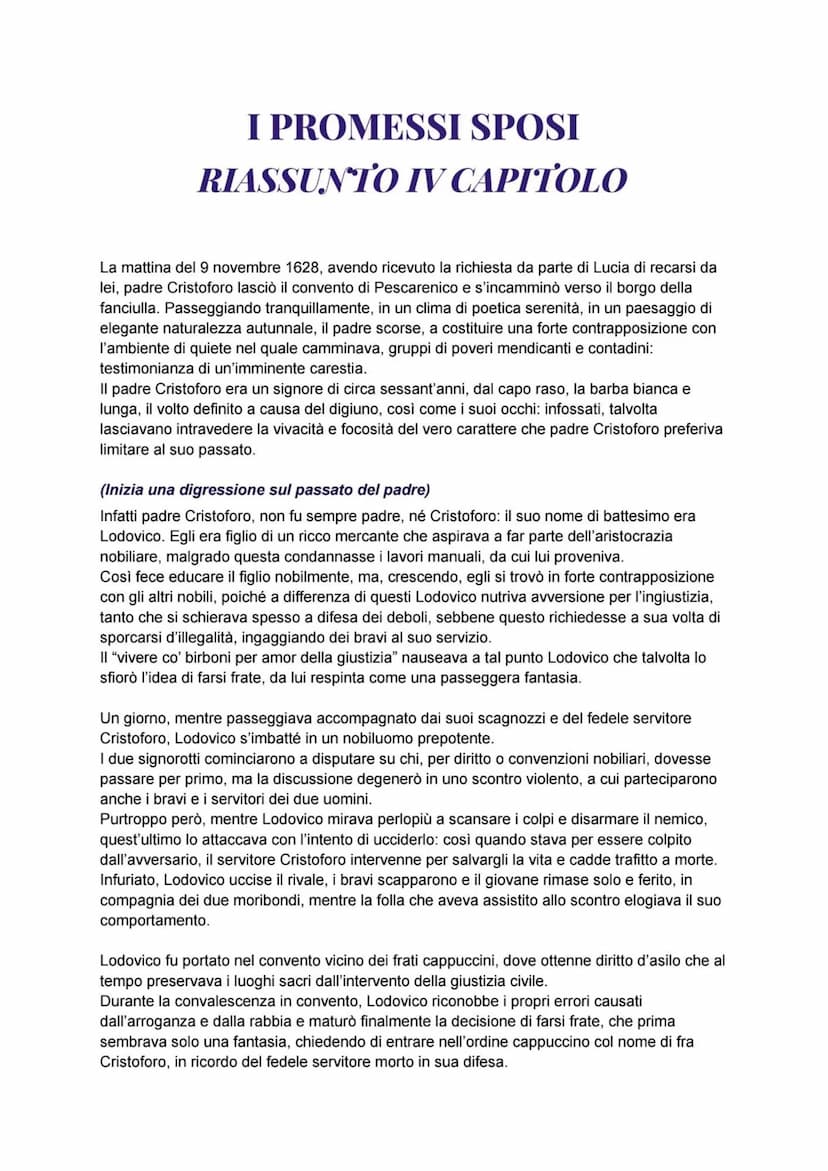 I PROMESSI SPOSI
RIASSUNTO I CAPITOLO
In Lombardia, presso il lago di Como, o meglio sulle rive di questo, che costeggiano Lecco
come in un 