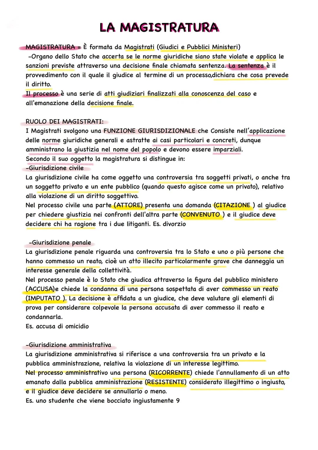 LA MAGISTRATURA 