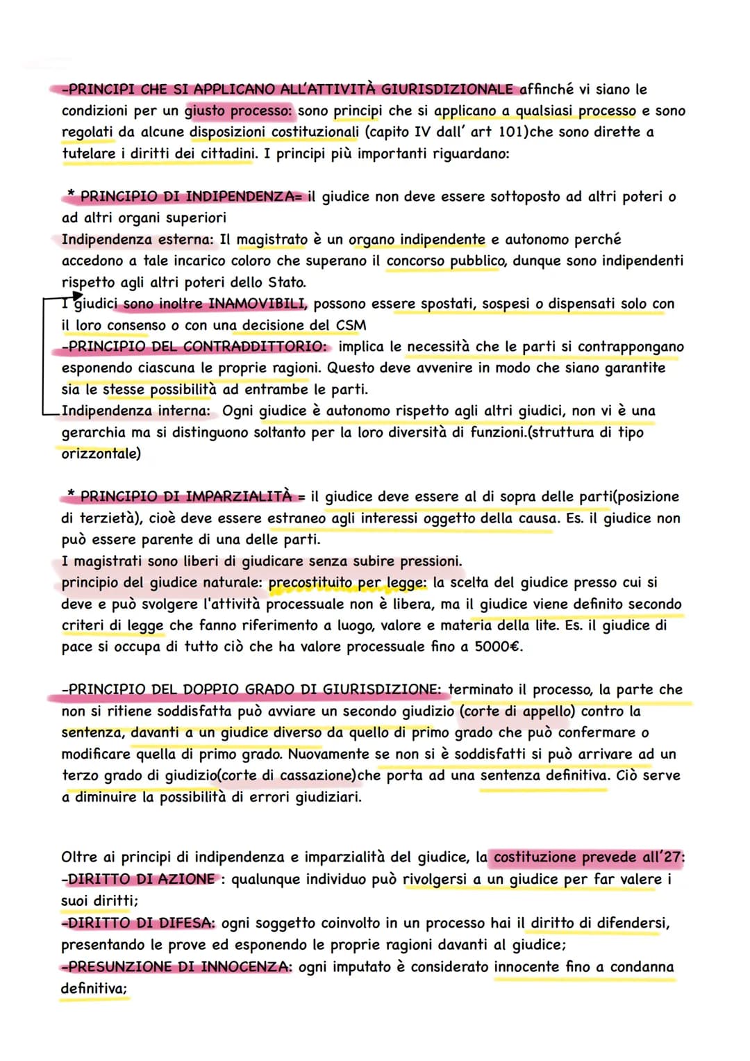 LA MAGISTRATURA
MAGISTRATURA = È formata da Magistrati (Giudici e Pubblici Ministeri)
-Organo dello Stato che accerta se le norme giuridiche