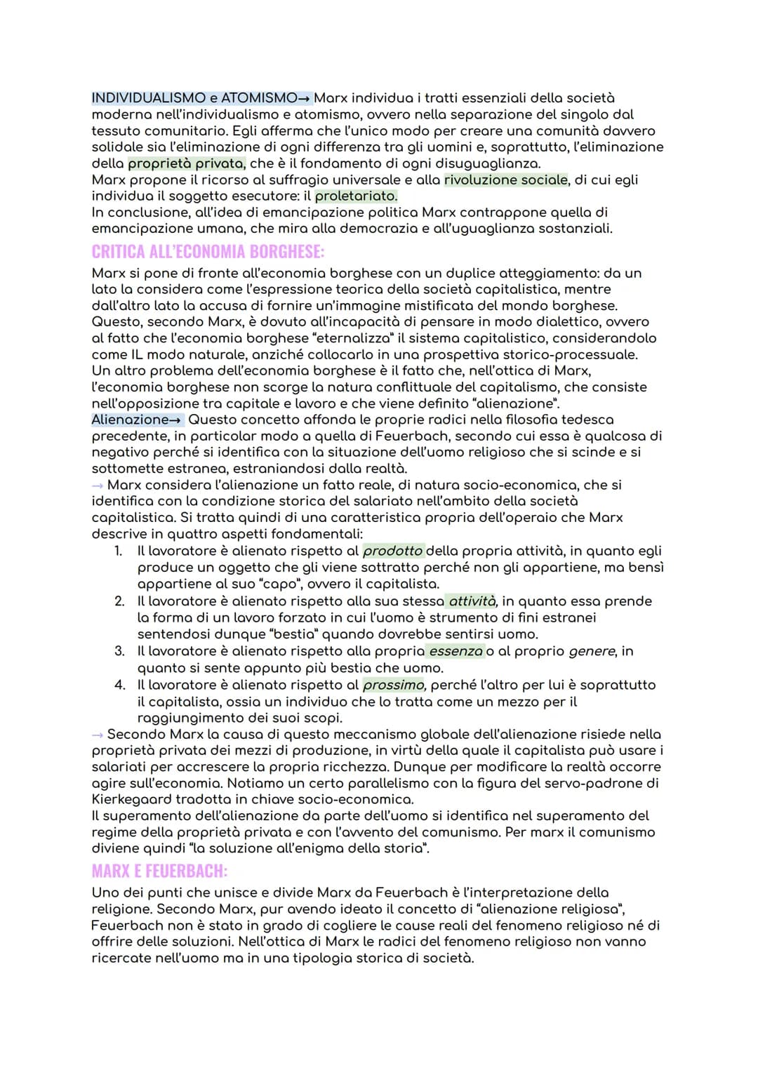 Destra e sinistra hegeliane
Alla morte di Hegel i suoi discepoli continuarono ad ispirare la cultura e filosofia
tedesca distinguendosi in "