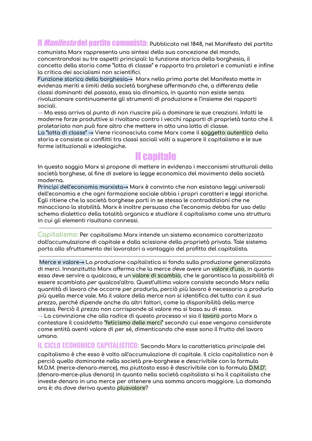 Destra e sinistra hegeliane
Alla morte di Hegel i suoi discepoli continuarono ad ispirare la cultura e filosofia
tedesca distinguendosi in "