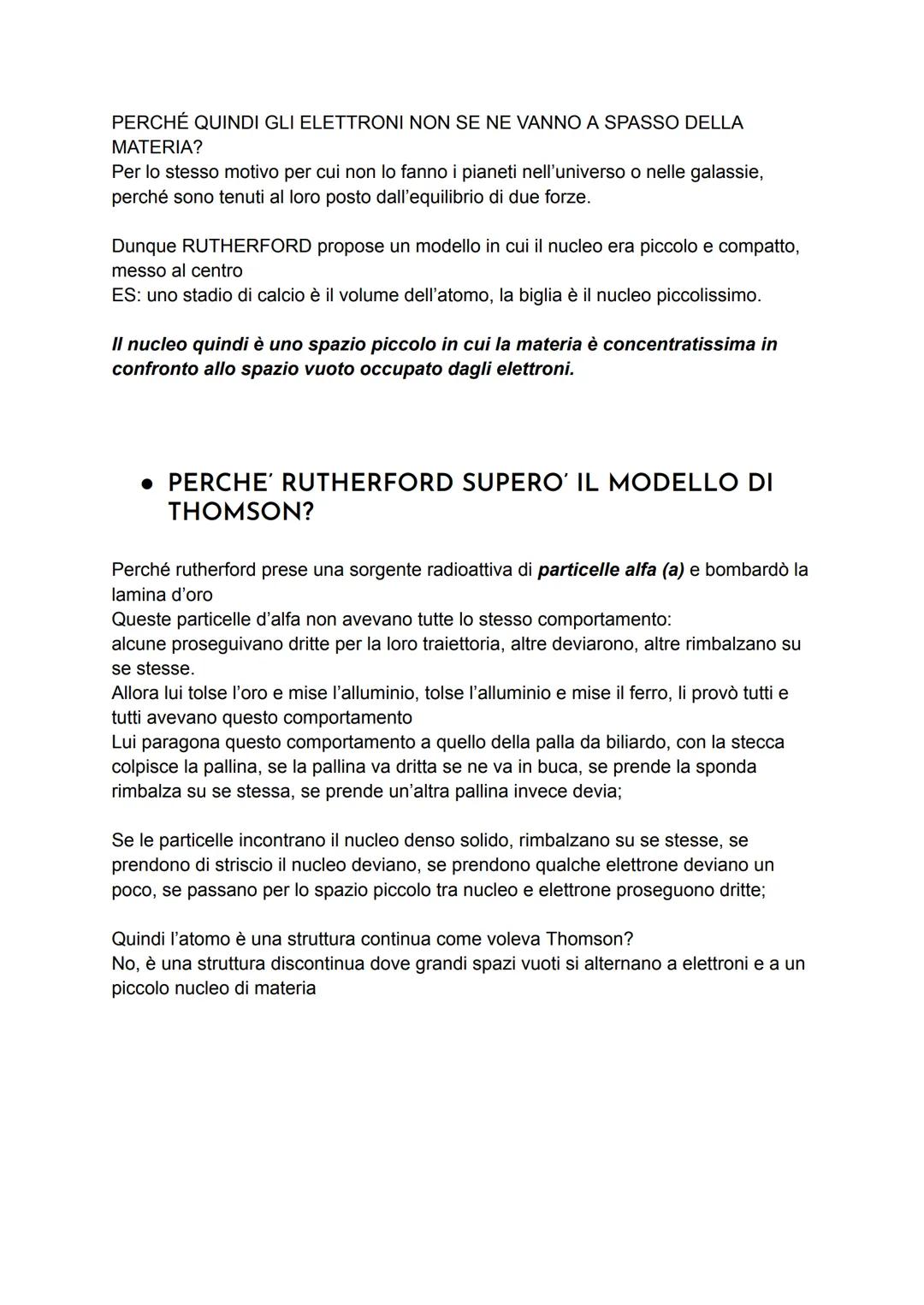 LE PARTICELLE DELL'ATOMO
La materia ha una proprietà importante, ovvero la massa, che possiamo misurare
con la bilancia; possiede anche un'a
