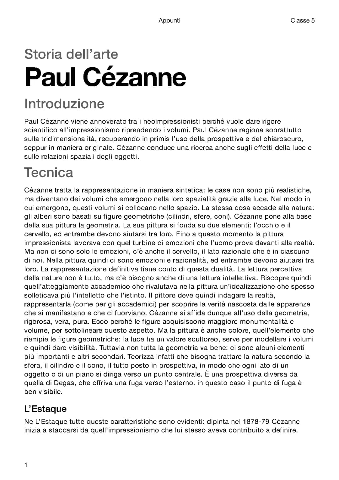 Paul Cézanne: Vita, Opere e Curiosità per la Scuola