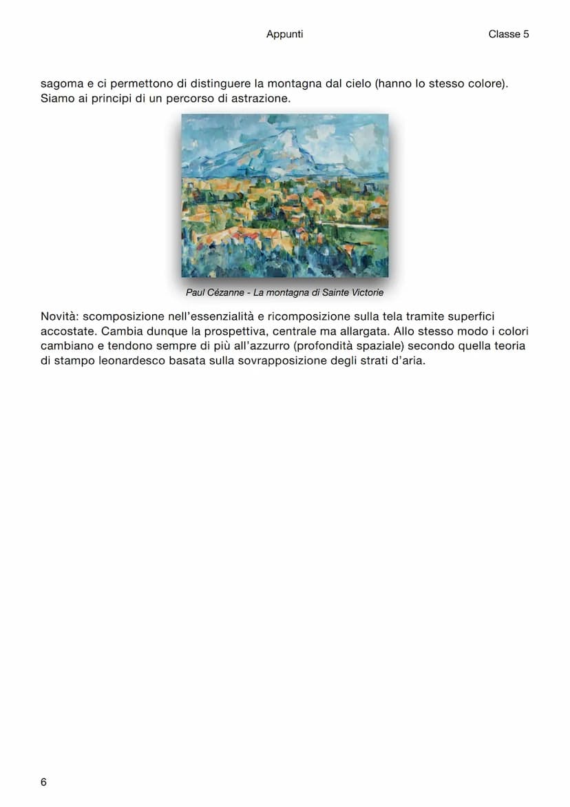 Appunti
Storia dell'arte
Paul Cézanne
Classe 5
Introduzione
Paul Cézanne viene annoverato tra i neoimpressionisti perché vuole dare rigore
s