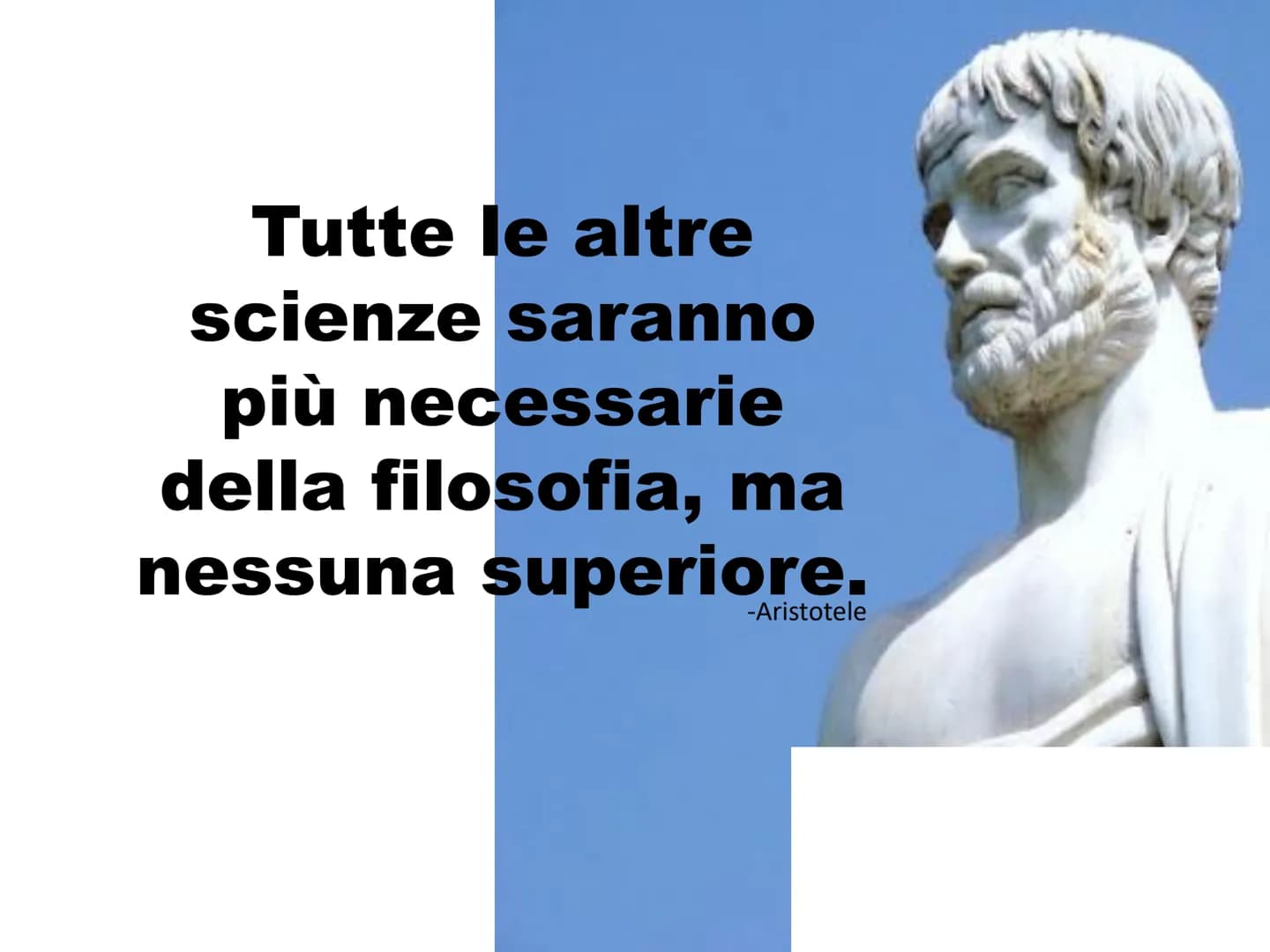 FILOSOFIA
/fi-lo-so-fi-a/
in greco antico: pλooopía, philosophía,
composto di puλeiv (phileîn), "amare",
e oopía (sophía), "sapienza", ossia