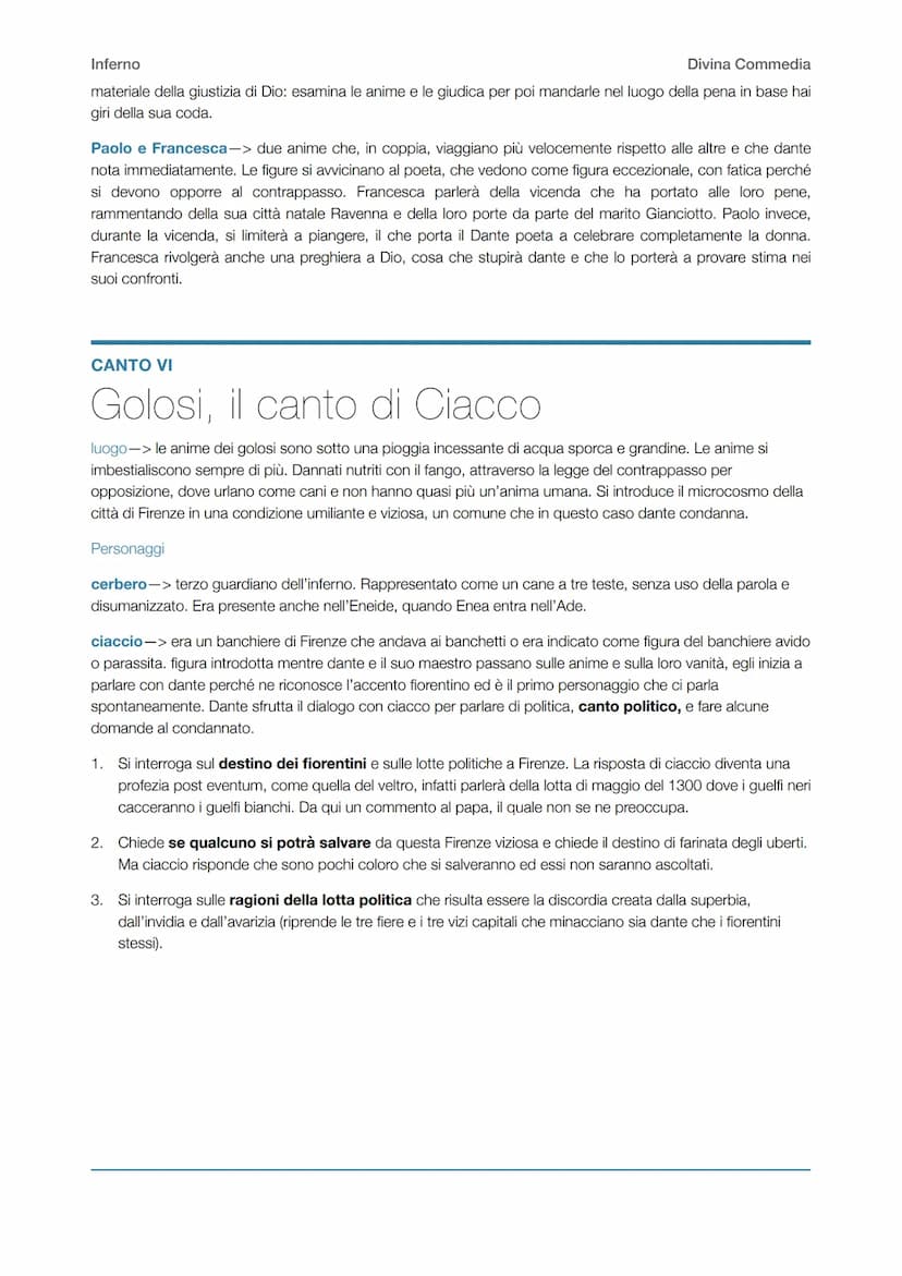 Inferno
INFERNO
La forma è una gigante voragine che fu creata da Lucifero e dalla sua caduta al centro della terra dopo aver
tradito Dio ste