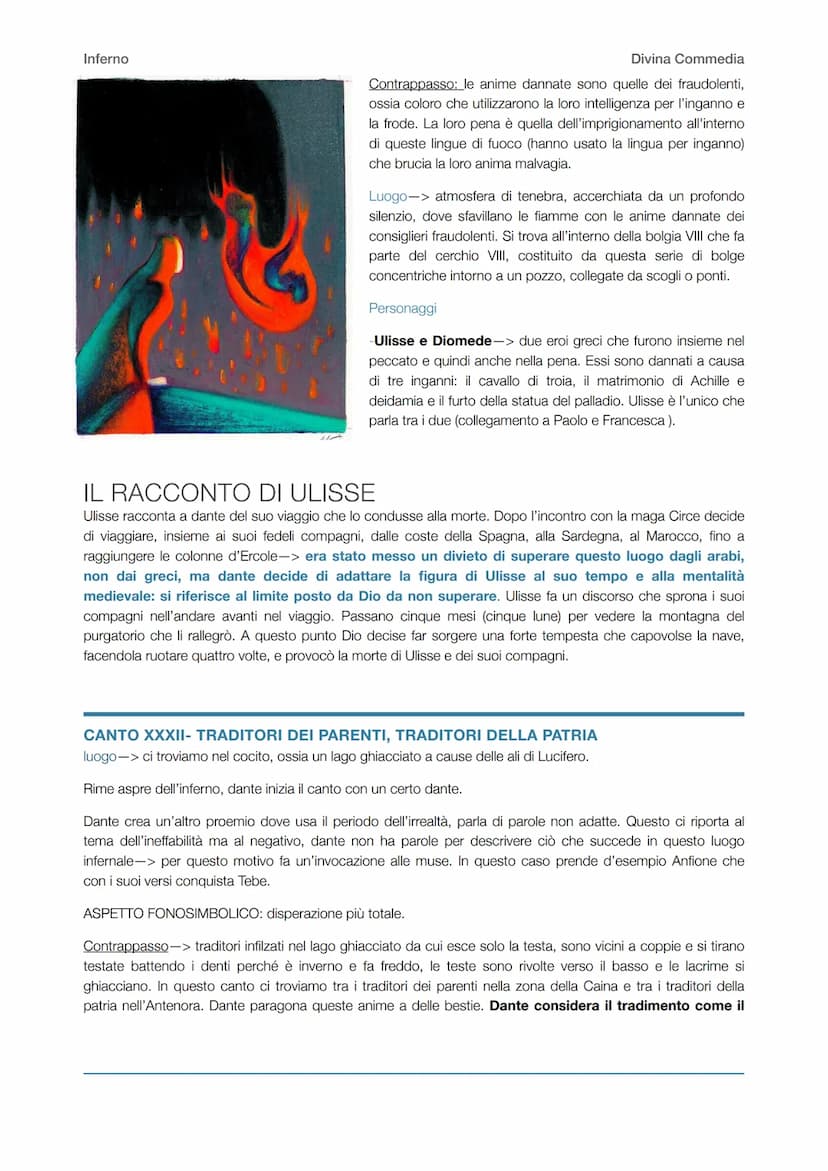 Inferno
INFERNO
La forma è una gigante voragine che fu creata da Lucifero e dalla sua caduta al centro della terra dopo aver
tradito Dio ste