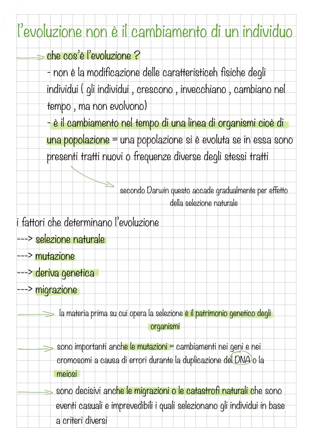 l'evoluzione: le specie cambiano nel tempo
1. tutti gli organismi anche se hanno diverse dimensioni, stili
di vita e complessità
sono costit