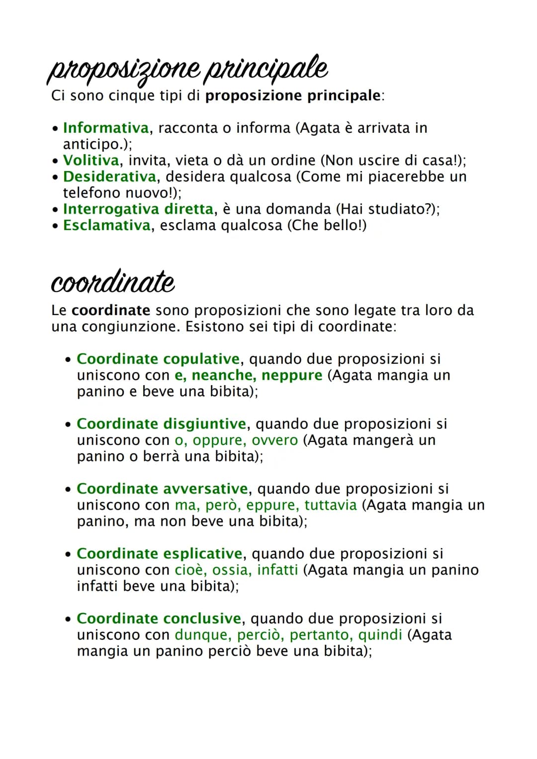 PROPOSIZIONE COORDINATE
E SUBORDINATE
proposizione
La proposizione è un parte di una frase
che contiene un verbo e può essere
completa in sé