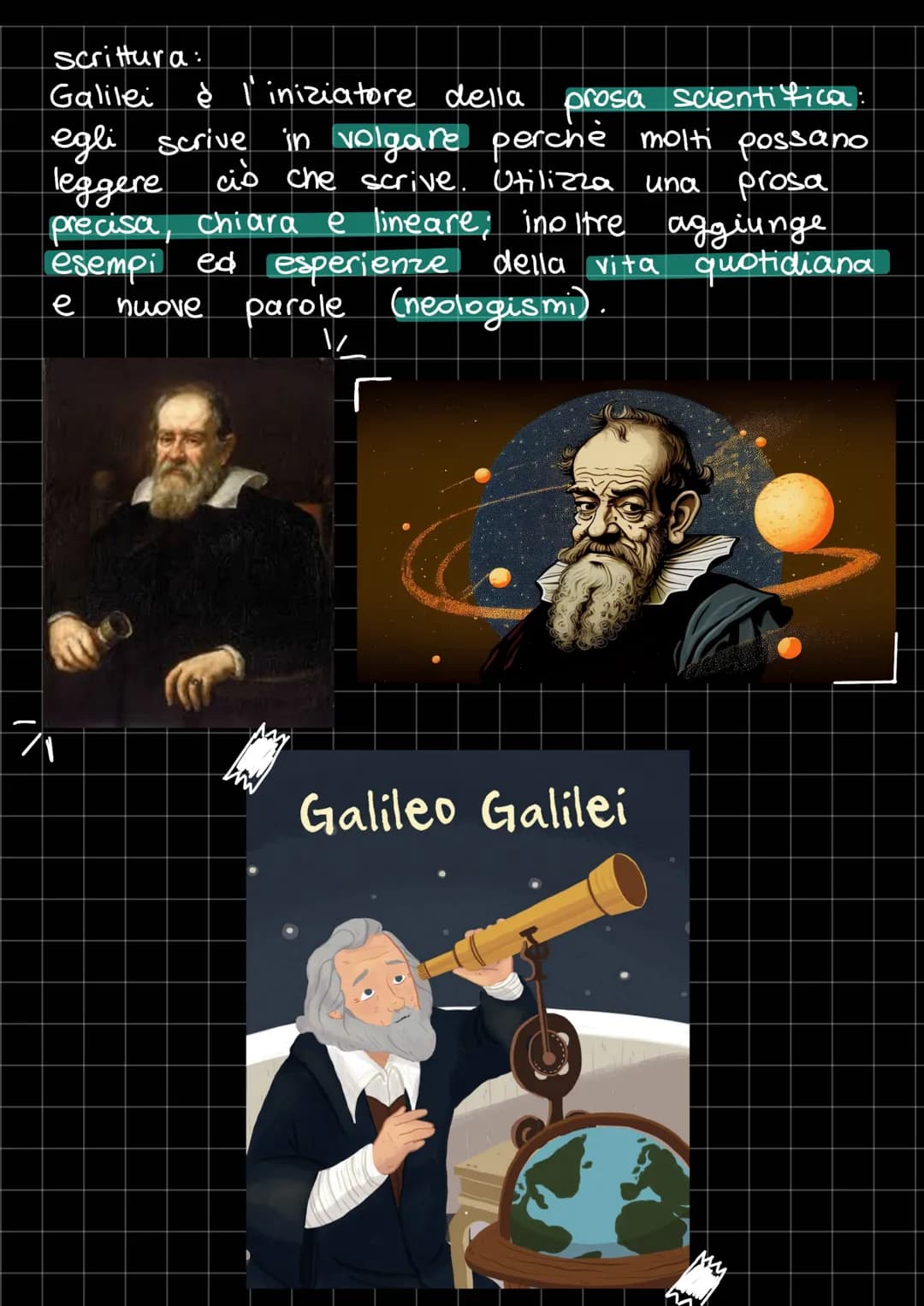 Galileo Galilei
Nascita e morte:
- A Pisa, il 15-02-1564
Nella
sua villa di Arcetri, 1 08-01-1642.
Studi
Riceve una formazione umanistica ma