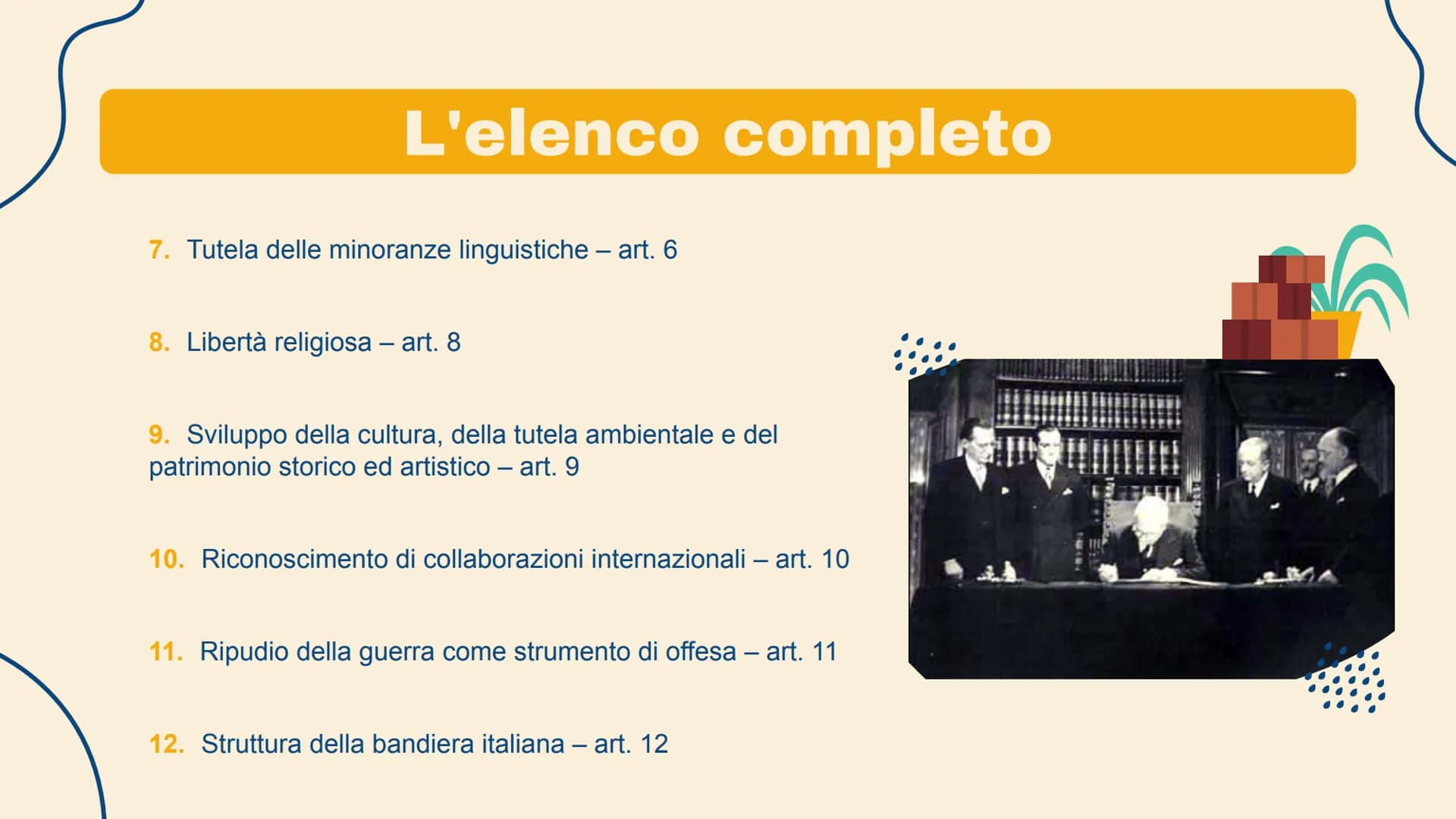 #
Nascita della
Costituzione Italiana
La Costituzione della Repubblica Italiana - cittadinanza.
HE
带 *
1
2
Indice dei contenuti
Cos'è la Cos