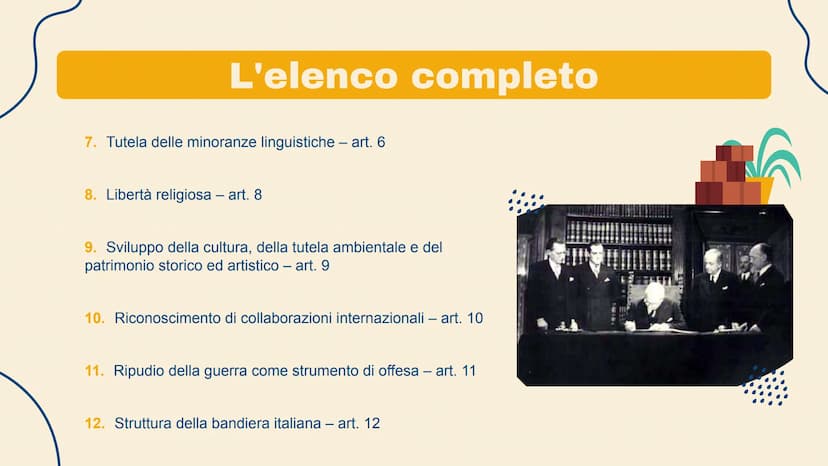 #
Nascita della
Costituzione Italiana
La Costituzione della Repubblica Italiana - cittadinanza.
HE
带 *
1
2
Indice dei contenuti
Cos'è la Cos