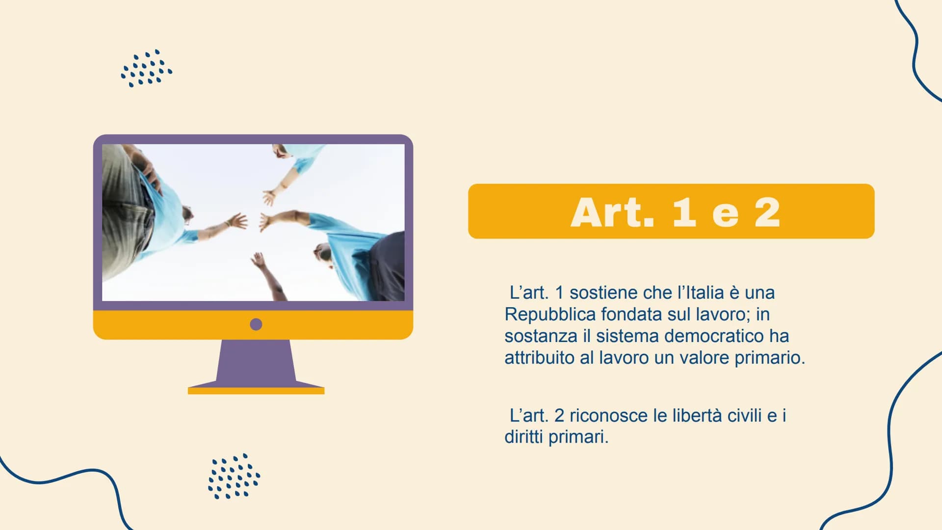 #
Nascita della
Costituzione Italiana
La Costituzione della Repubblica Italiana - cittadinanza.
HE
带 *
1
2
Indice dei contenuti
Cos'è la Cos