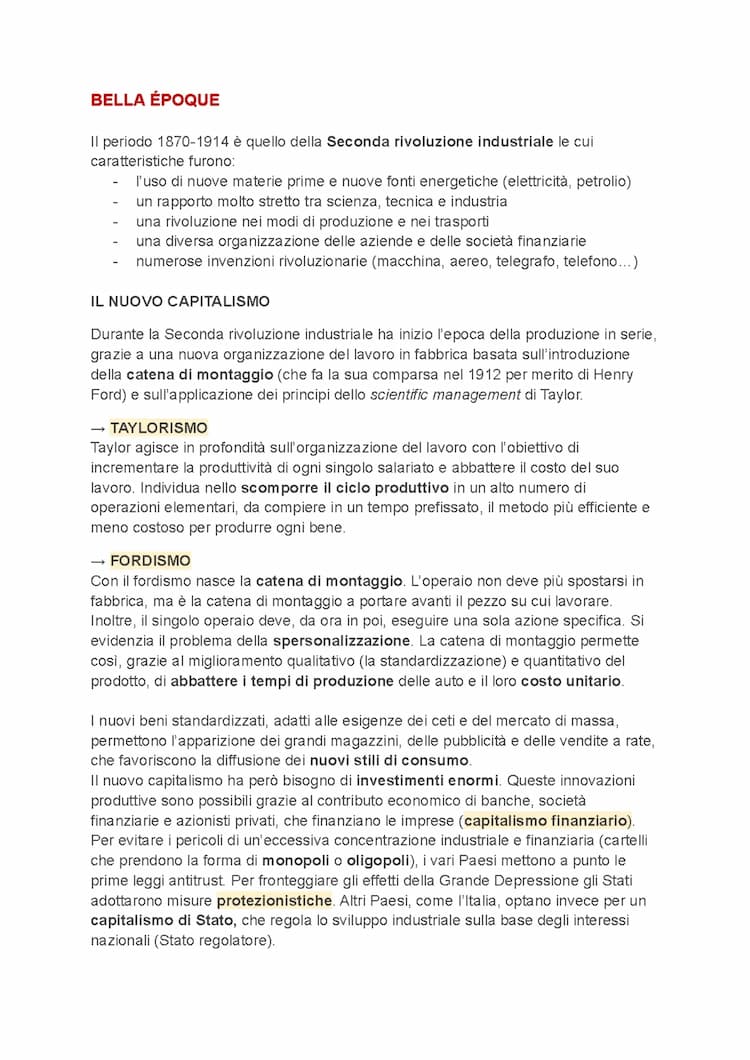 Know Dalla Bella Époque alla Prima Guerra Mondiale thumbnail