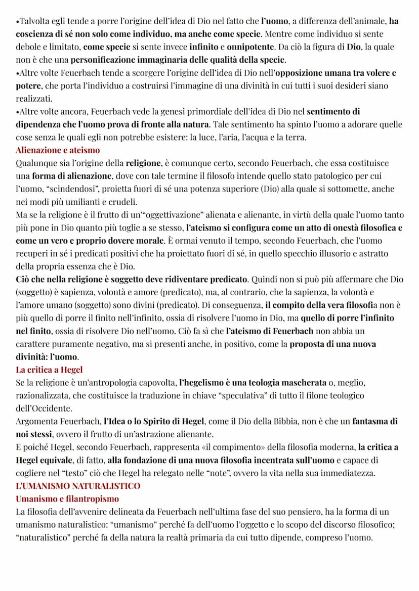Filosofia
Feuerbach
La Destra hegeliana ebbe limitata incidenza storica. Ben più influente e originale fu invece la Sinistra,
la quale si pr