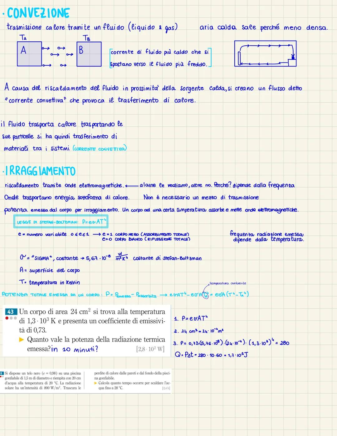 calore
il calore é un tipo di ENERGIA (termica)
UNità di misura: Joule [J]
chiamata anche " ENERGIA IN TRANSITO
↓
non posseduta da un sistem
