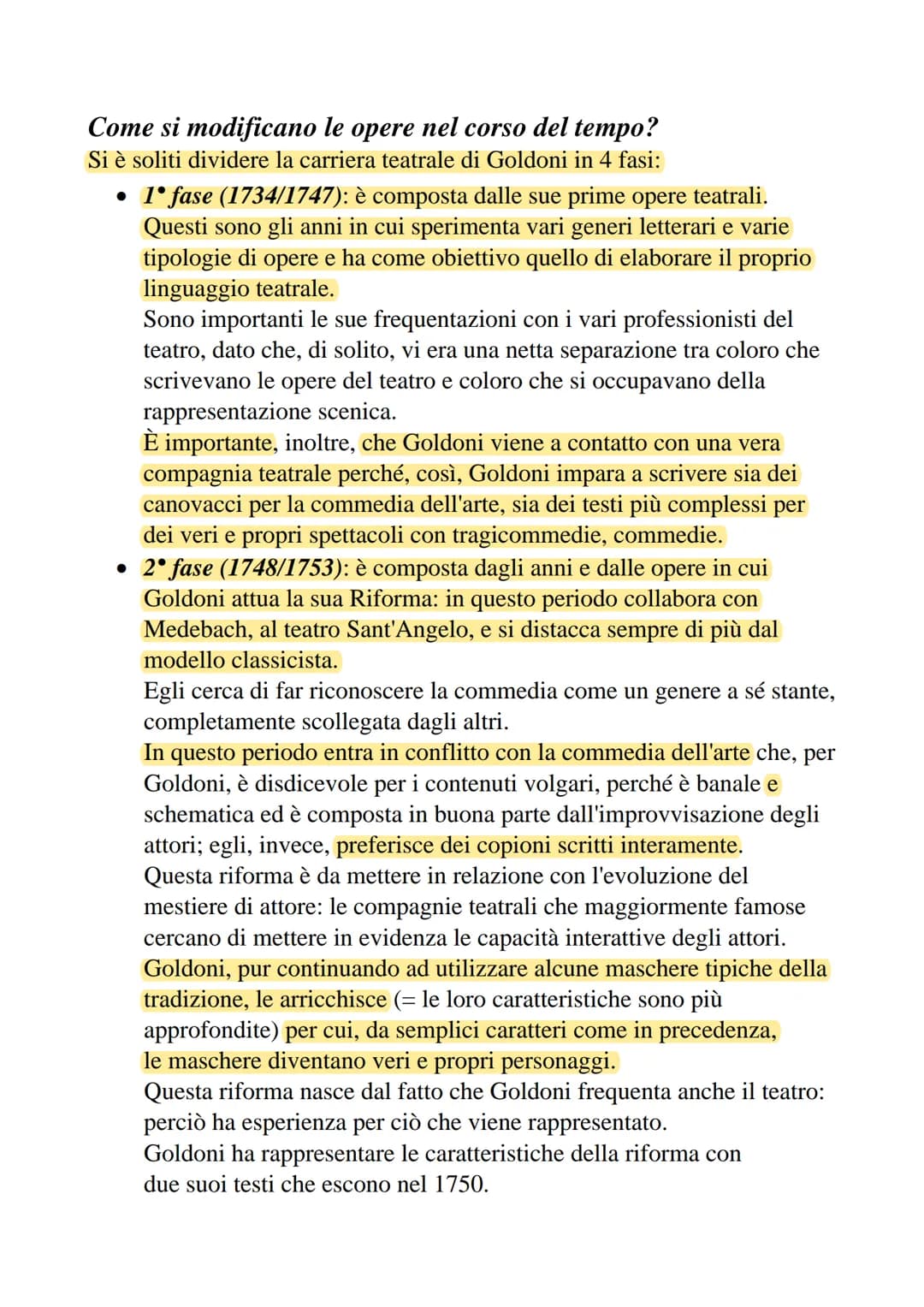Carlo Goldoni
La Vita
Carlo Goldoni nasce a Venezia nel 1707 e nei primi anni della sua vita, a
causa del lavoro del padre (medico), gira pe
