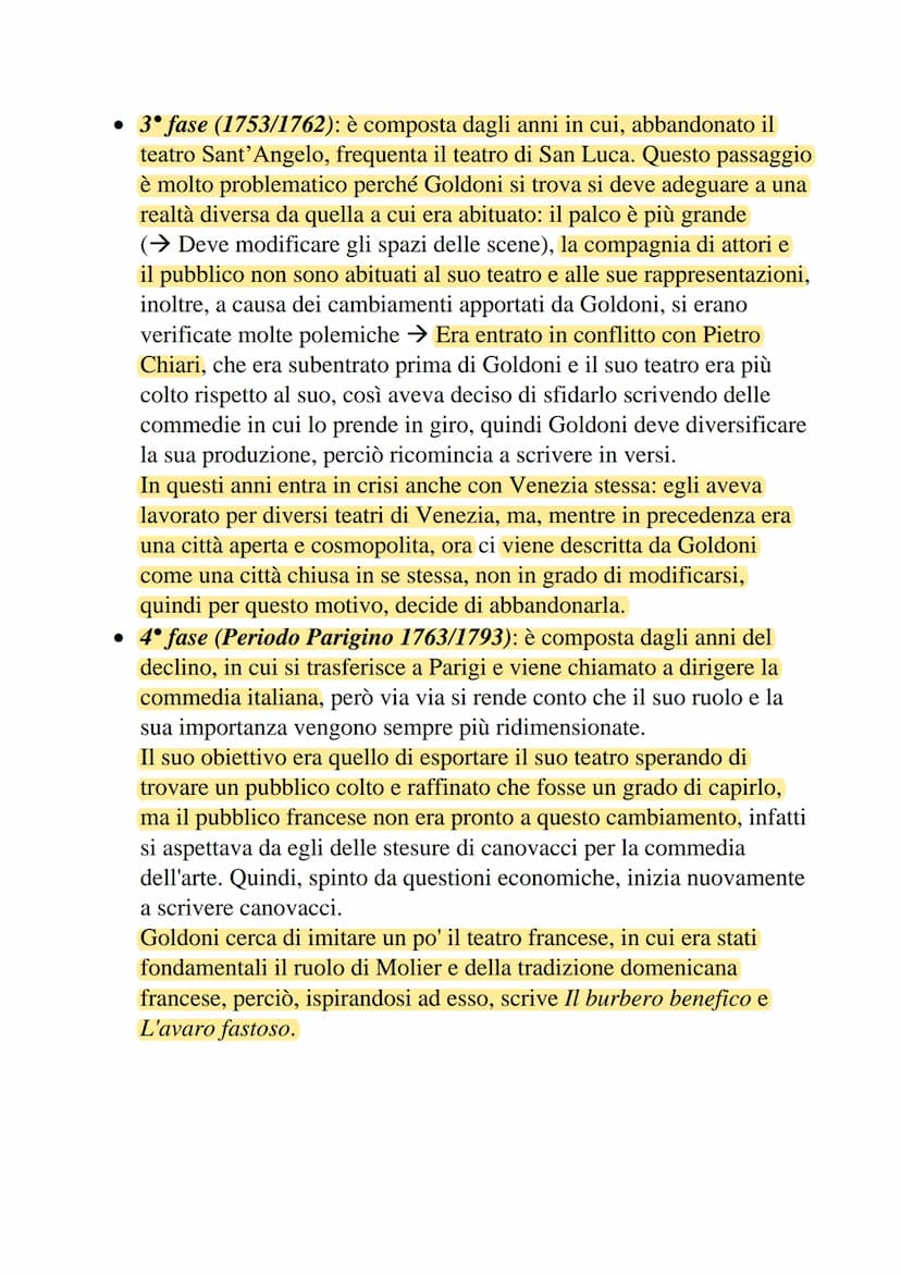 Carlo Goldoni
La Vita
Carlo Goldoni nasce a Venezia nel 1707 e nei primi anni della sua vita, a
causa del lavoro del padre (medico), gira pe