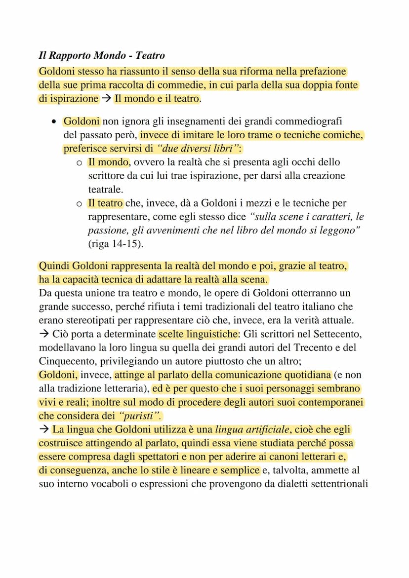 Carlo Goldoni
La Vita
Carlo Goldoni nasce a Venezia nel 1707 e nei primi anni della sua vita, a
causa del lavoro del padre (medico), gira pe