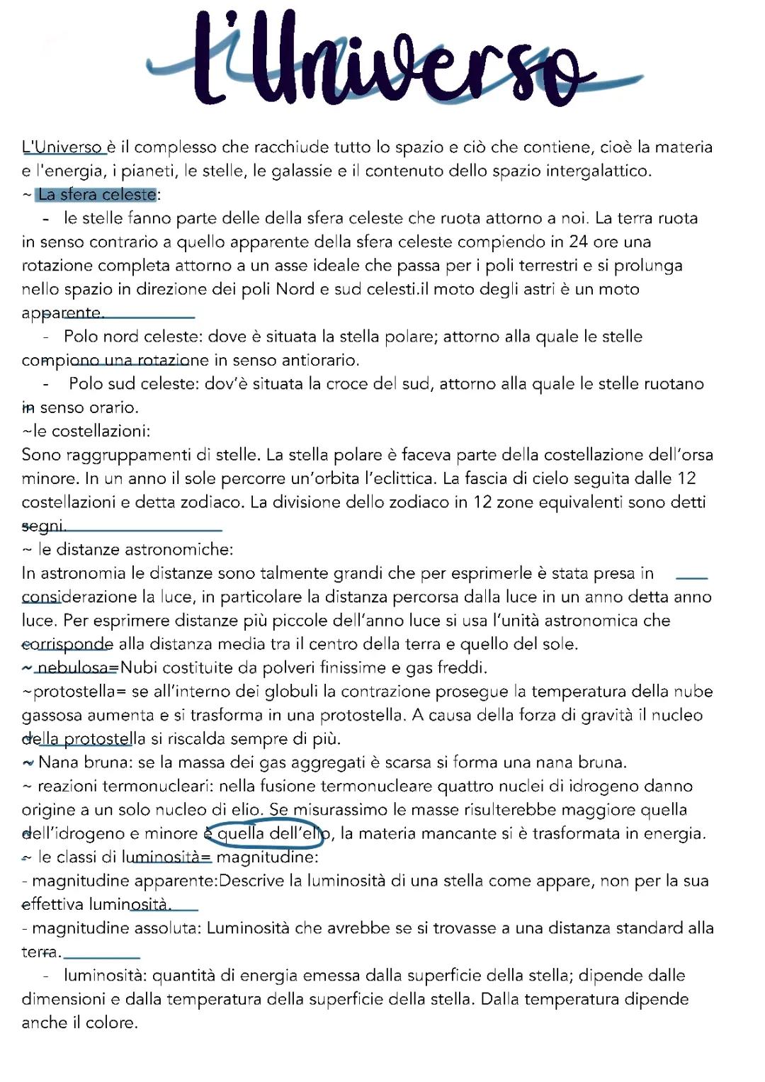 universo,terra e sistema solare