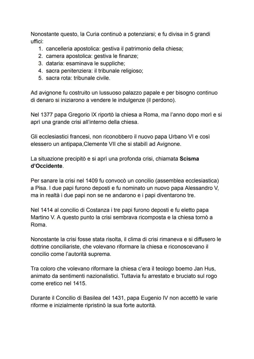 La crisi dei poteri universali e l'affermazione degli stati nazionali.
1. IL PAPATO ALLA FINE DEL MEDIOEVO.
Innocenzo III voleva consolidare
