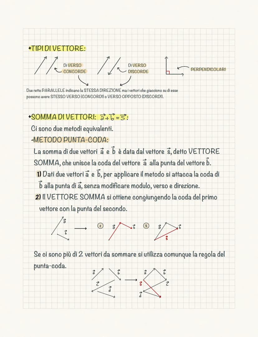 I vettori
+GRANDEZZE SCALARI: sono descritte da un valore numerico
ottenuto mediante un'unità di misura.
+GRANDEZZE VETTORIALI: per descrive