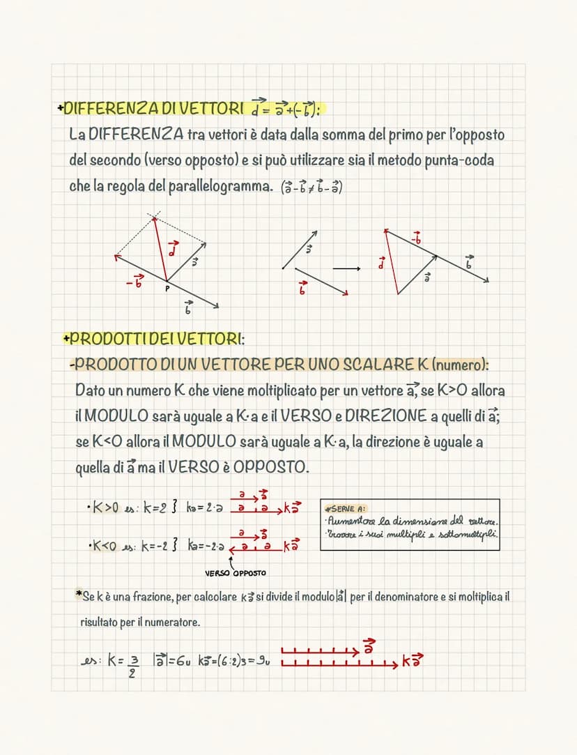 I vettori
+GRANDEZZE SCALARI: sono descritte da un valore numerico
ottenuto mediante un'unità di misura.
+GRANDEZZE VETTORIALI: per descrive