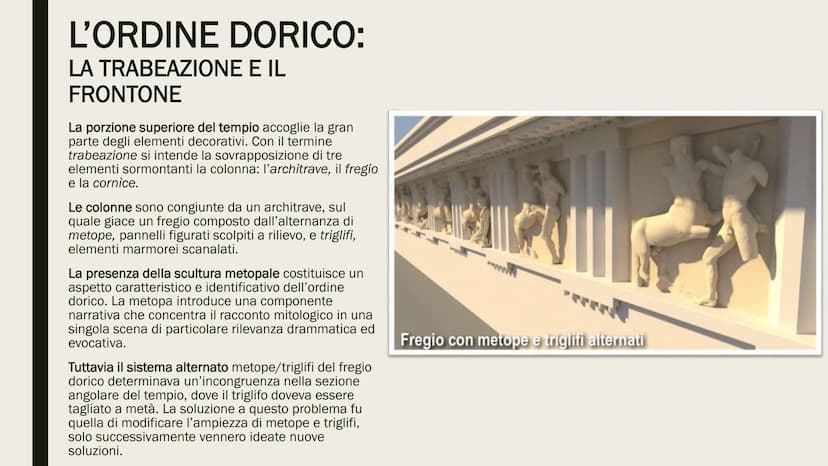 L'ARTE GRECA
ARCAICA
Una presentazione di
Emanuele Francesco
Restivo L'ARCHITETTURA
L'architettura dell'epoca Arcaica dell'antica Grecia,
co