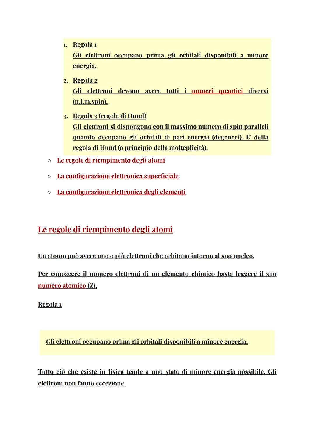 La
configurazione
dell'atomo
Cos'è la configurazione elettronica dell'atomo
A cosa serve
La configurazione elettronica dell'atomo è determin