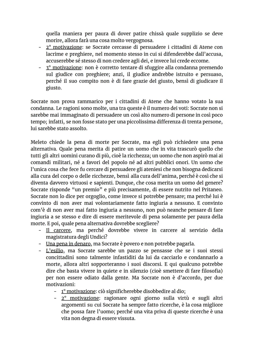 L'apologia è il dialogo di Platone in cui viene rievocata la difesa di Socrate durante
il processo.
La difesa di Socrate si apre con il proe