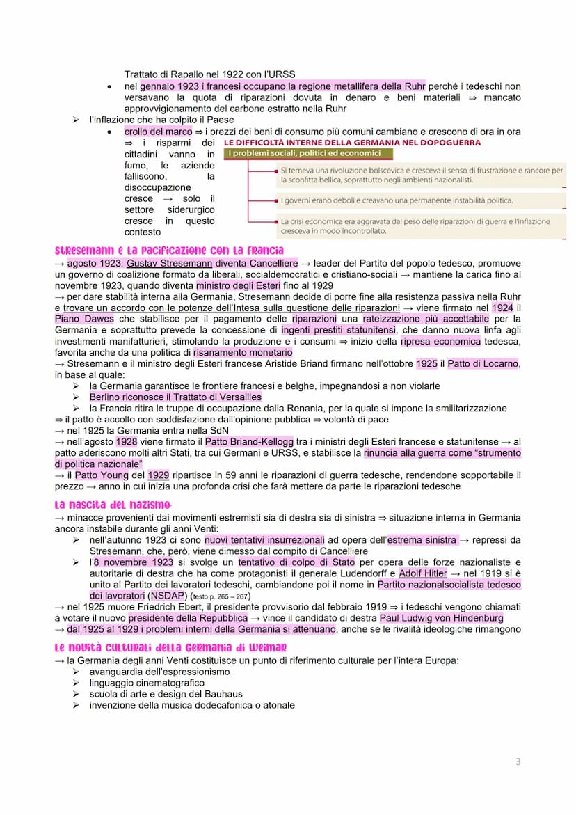 Dopoguerra in Europa
L'impatto economico della guerra SULLE Opinioni PUBBLIChe
→ guerra 1914-1918 → danni politici, economici, sociali in Eu