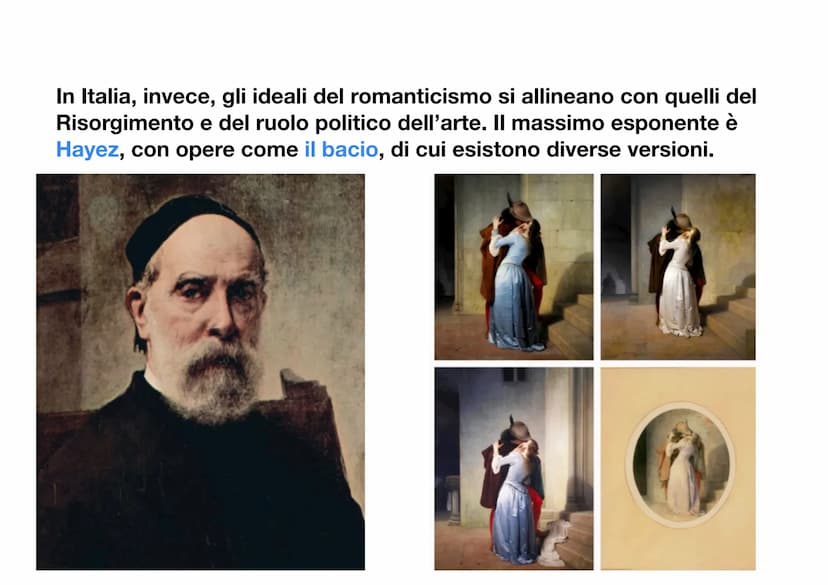 Il Romanticismo
L'arte romantica si sviluppa verso la fine del XVIII secolo e gli inizi del
XIX secolo in Germania, per poi diffondersi in F