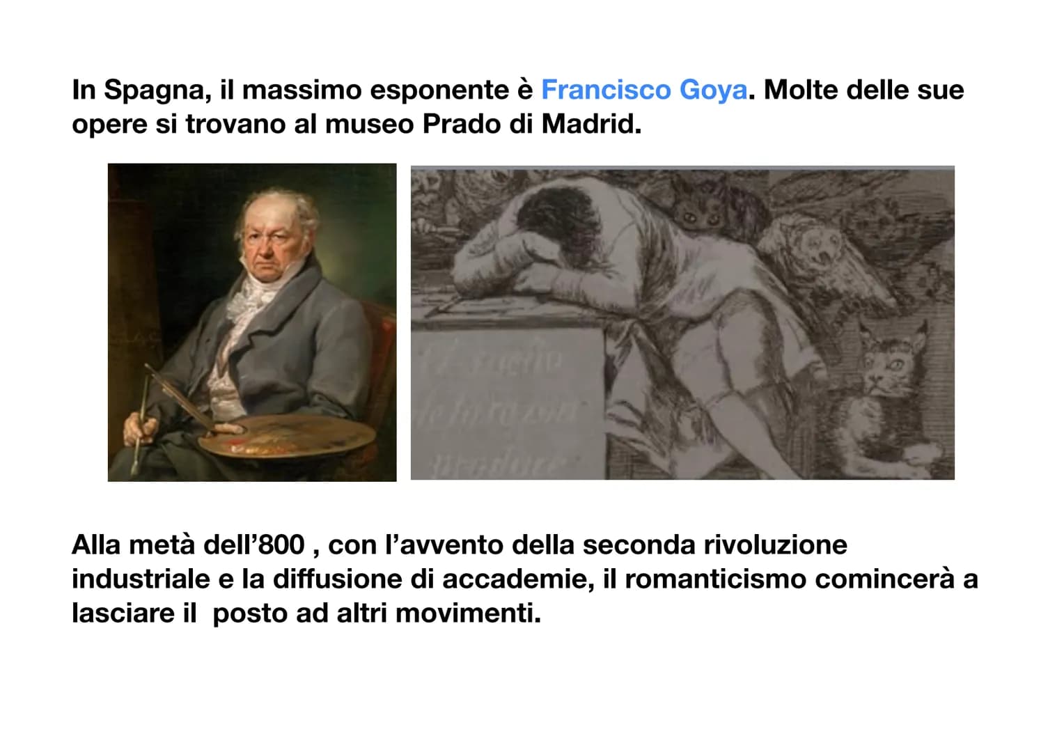 Il Romanticismo
L'arte romantica si sviluppa verso la fine del XVIII secolo e gli inizi del
XIX secolo in Germania, per poi diffondersi in F