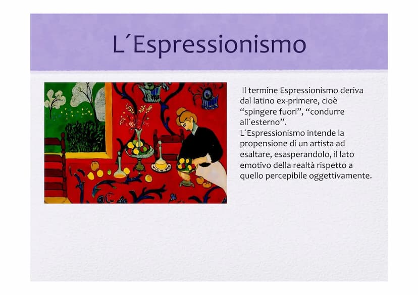 Le avanguardie
artistiche TAT
Per avanguardia artistica si intende un'opinione artistica fuori dagli schemi convenzionali; si tratta di un f