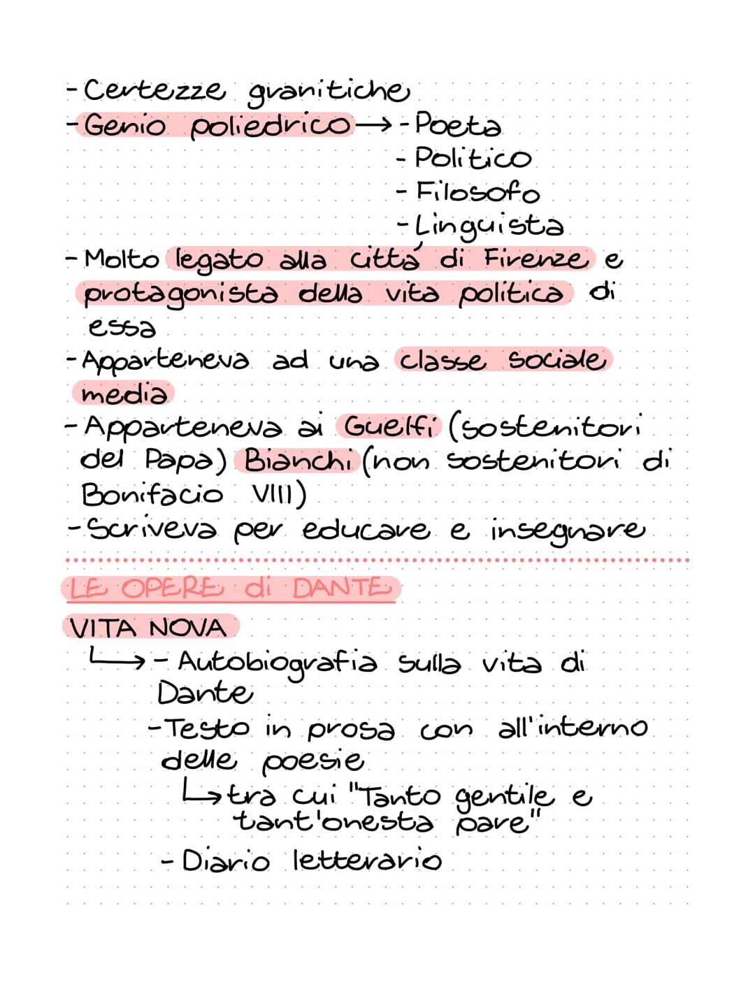 Dante Alighieri
LA VITA di DANTE
1265 Nasce a Firenze
1274 Incontro con Beatrice
1277 Viene promesso sposo a Gemma
Donati
1283 Incontra Beat