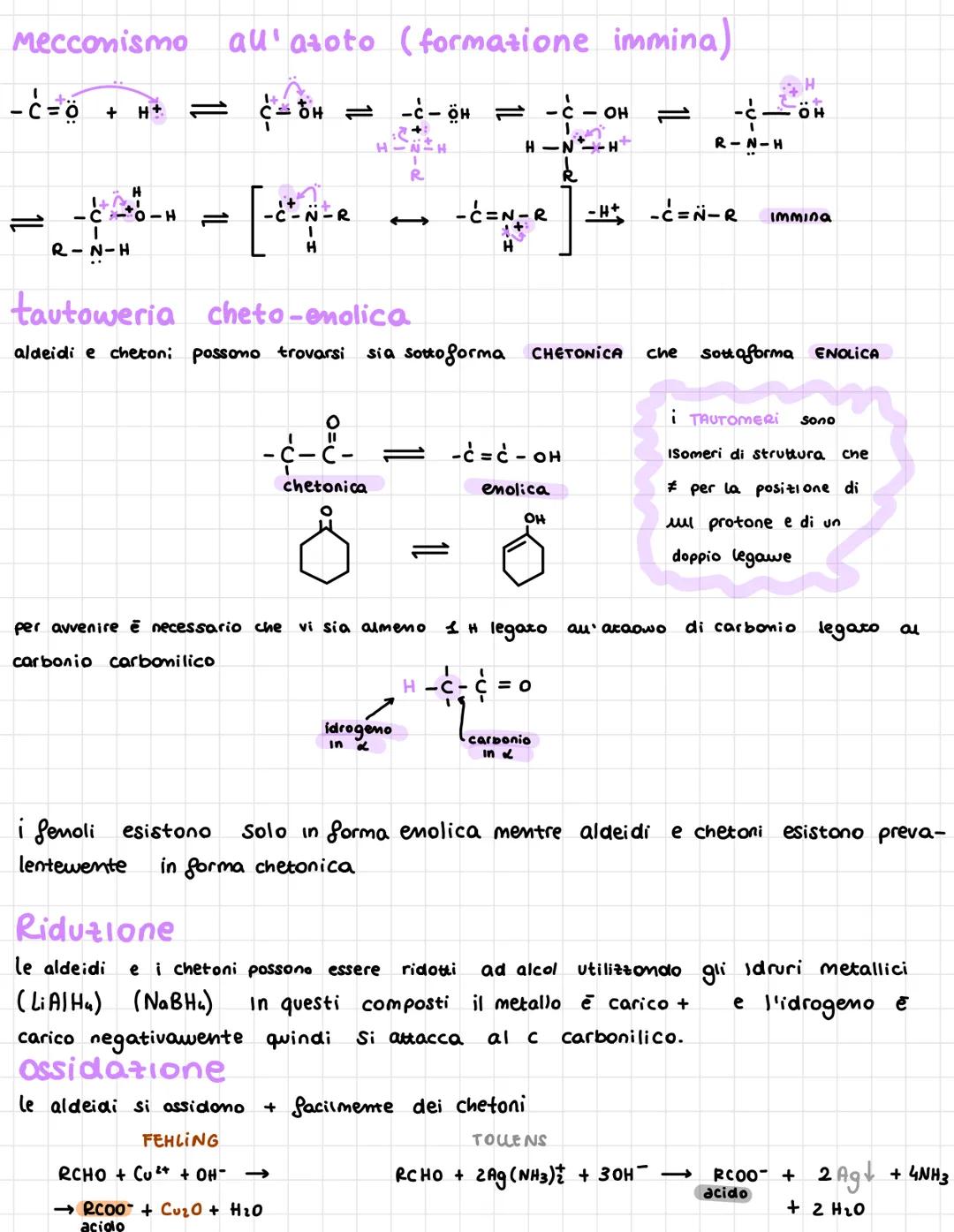 Aldeidi e chetoni
composti Caratterizzati dal gruppo carbonilico (c=0)
ALDEIDI
ie
desinenta -ale
nella IUPAC si inizia a contare dat carb. c