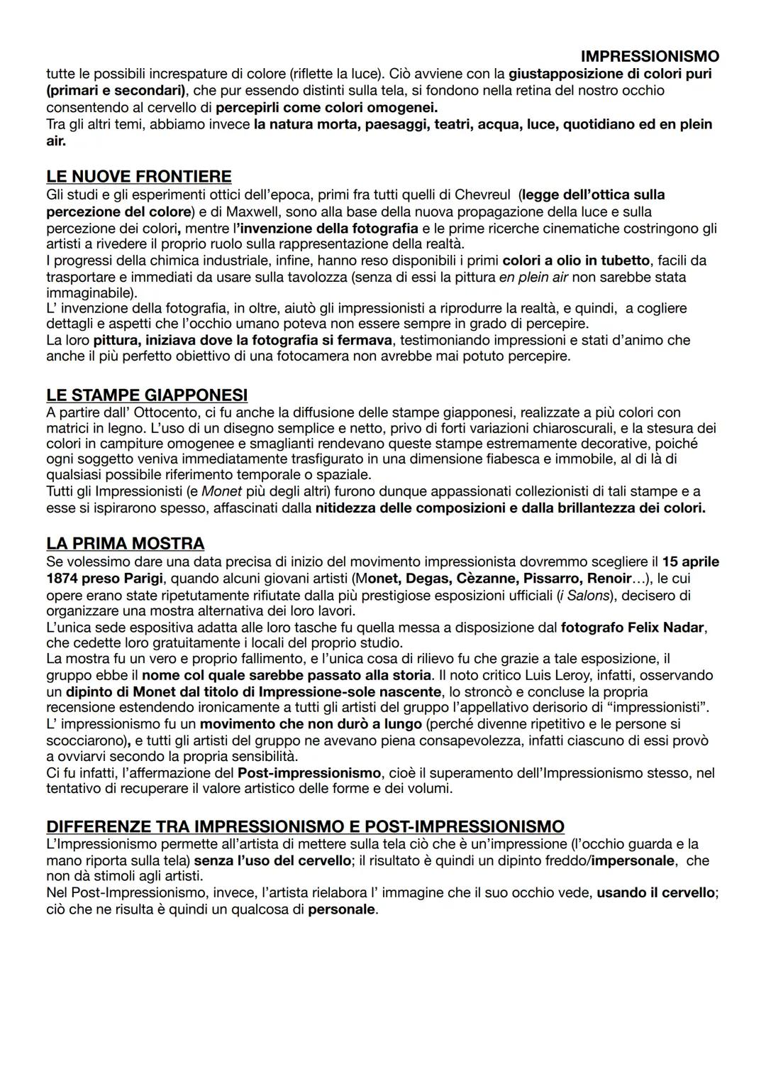 IMPRESSIONISMO
L'IMPRESSIONISMO (1784-1886)
Il 1870 è un'anno di profondi cambiamenti, dopo la sconfitta di napoleone la Francia volta
defin