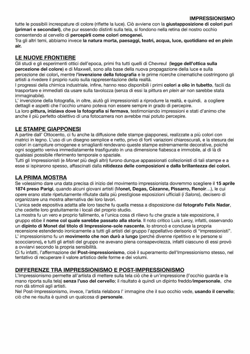 IMPRESSIONISMO
L'IMPRESSIONISMO (1784-1886)
Il 1870 è un'anno di profondi cambiamenti, dopo la sconfitta di napoleone la Francia volta
defin