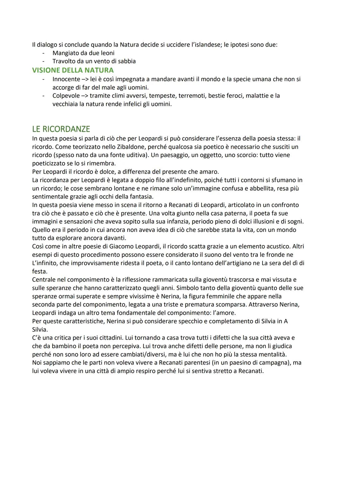 GIACOMO LEOPARDI
VITA
INFANZIA, ADOLESCENZA E STUDI
Nasce a Recanati nel 1798
La posizione di Recanati sarà importante per il pensiero di Le