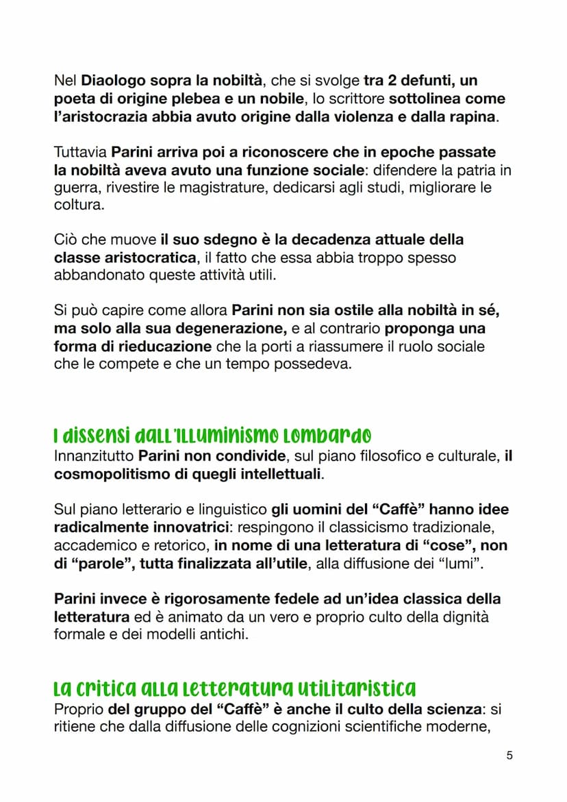 Giuseppe Parini
La vita
IL Precettore
Giuseppe Parini nacque il 23 maggio 1729 a Bosisio, in Brianza,
da una famiglia di modeste condizioni.