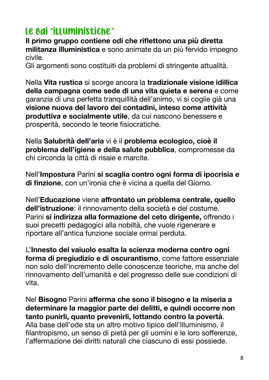 Giuseppe Parini
La vita
IL Precettore
Giuseppe Parini nacque il 23 maggio 1729 a Bosisio, in Brianza,
da una famiglia di modeste condizioni.