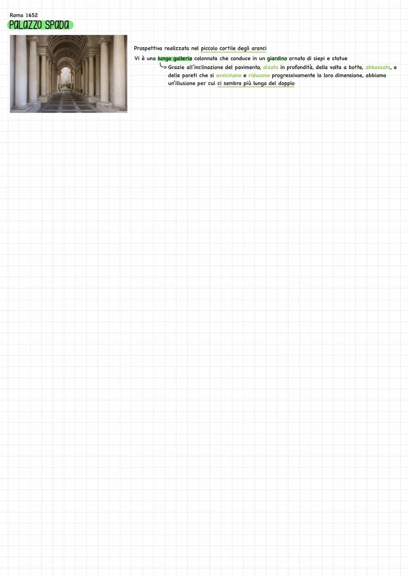 Borromini
Architetto che lavora principalmente a Milano
Edifici molto decorati, cura per ogni minimo aspetto, importante la curva (tipico de