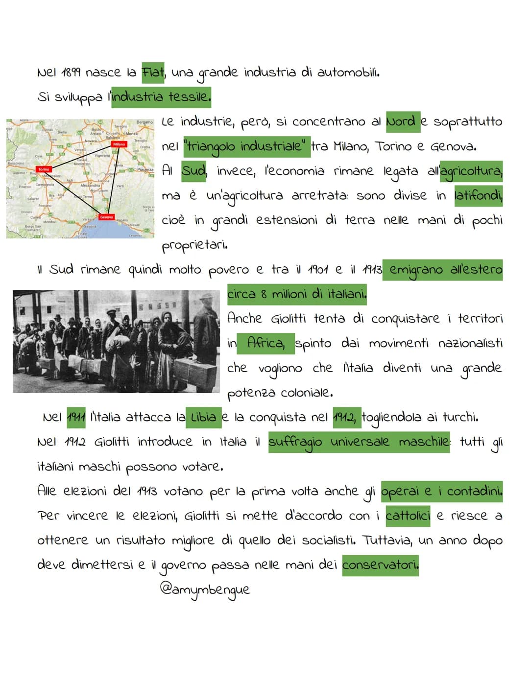 L'ETÀ GIOLITTIANA
Gli storici chiamano il periodo dal 1901 al 1914 "età giolittiana"
perché il liberale Giovanni Giolitti domina la politica