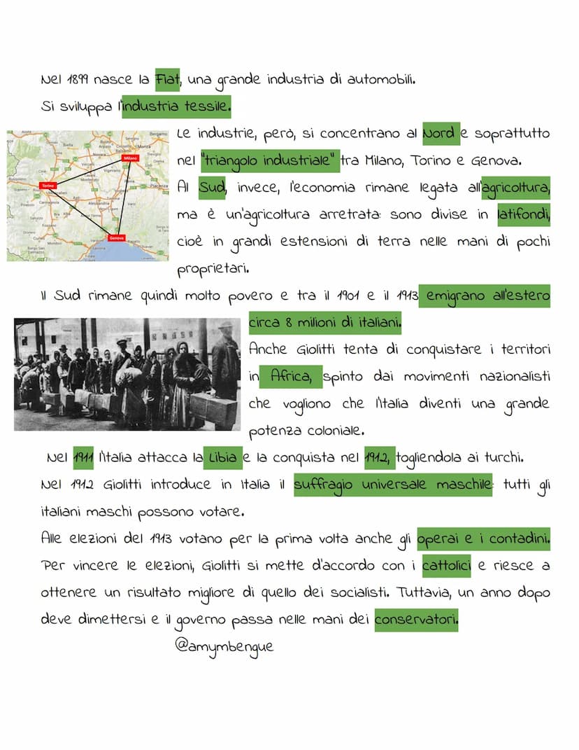L'ETÀ GIOLITTIANA
Gli storici chiamano il periodo dal 1901 al 1914 "età giolittiana"
perché il liberale Giovanni Giolitti domina la politica