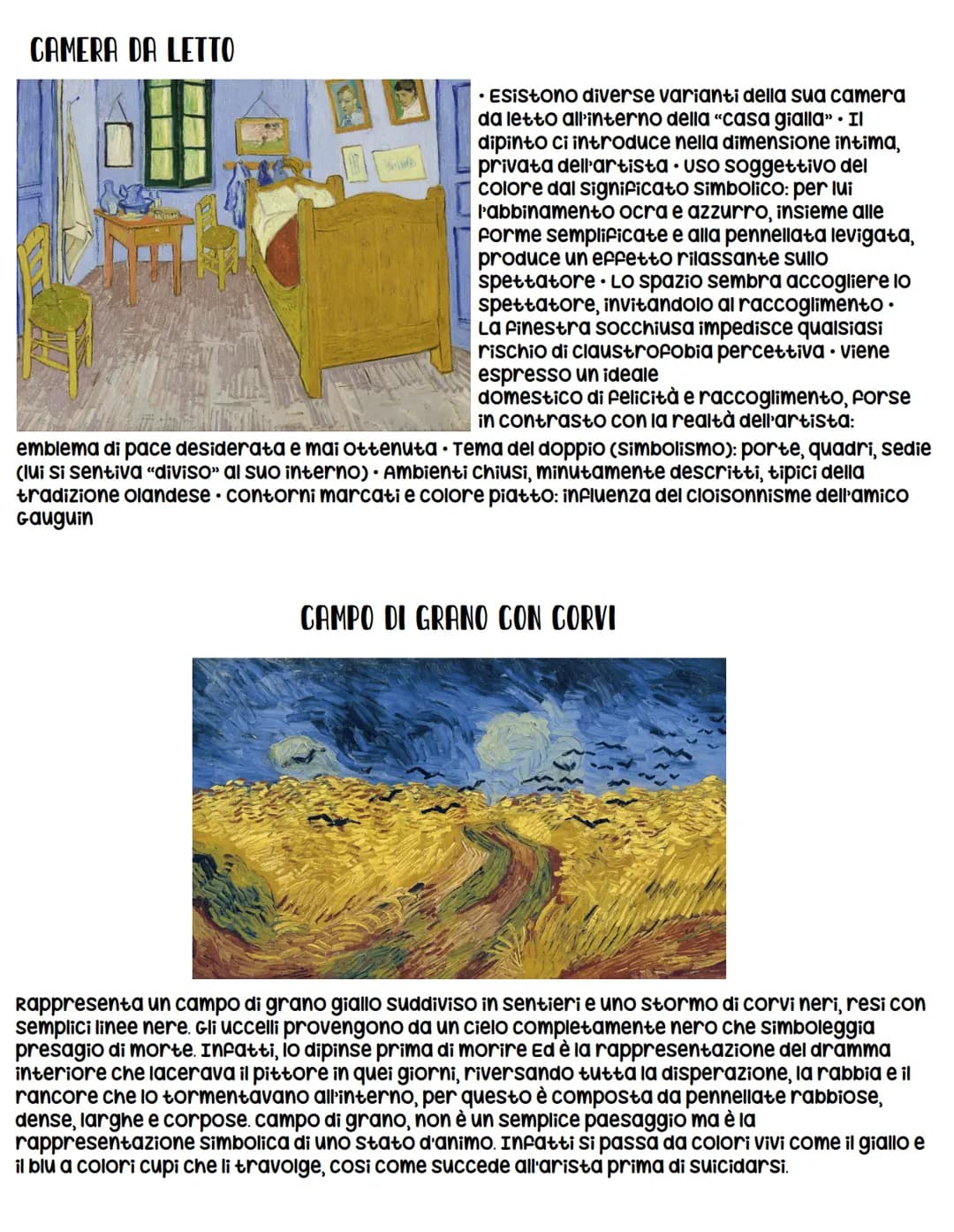Post impressionismo
se l'Impressionismo era stato la tendenza a rappresentare non un soggetto in particolare,
ma ciò che si presentava agli 
