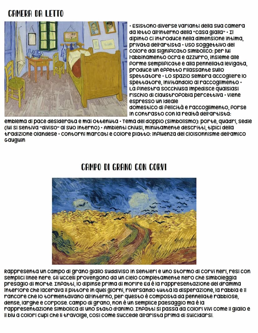 Post impressionismo
se l'Impressionismo era stato la tendenza a rappresentare non un soggetto in particolare,
ma ciò che si presentava agli 