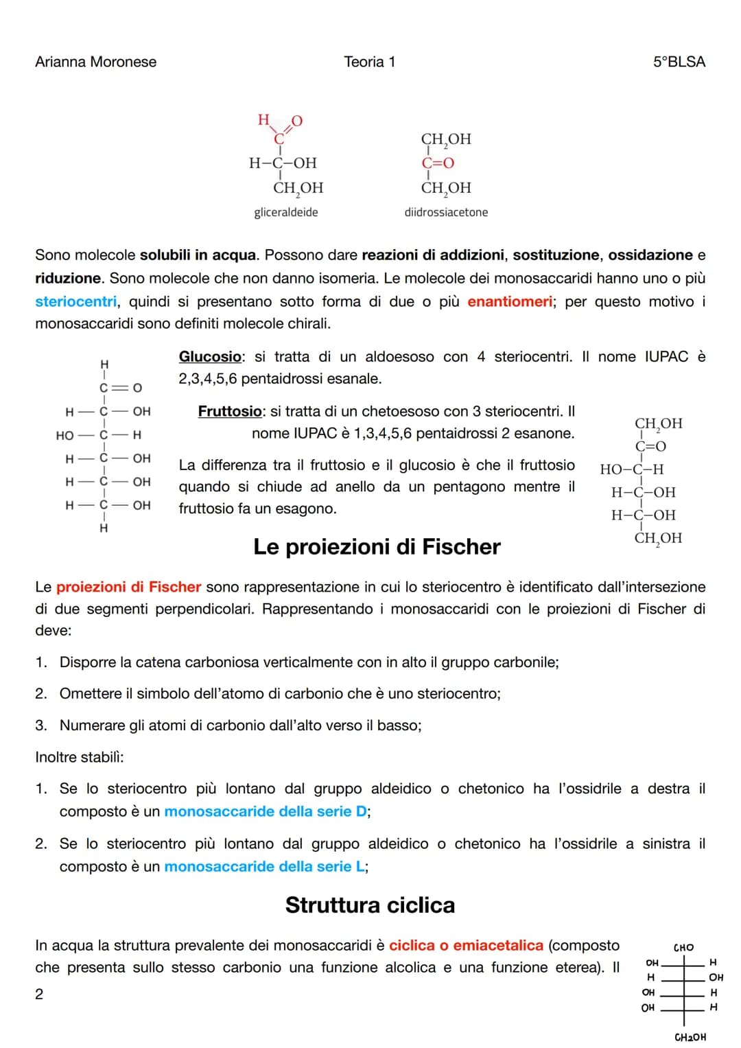 Arianna Moronese
Teoria 1
Le biomolecole
5°BLSA
Le biomolecole sono la componente più significativa dei composti organici presenti negli org