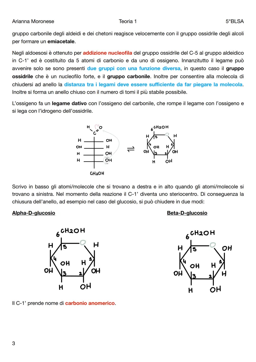 Arianna Moronese
Teoria 1
Le biomolecole
5°BLSA
Le biomolecole sono la componente più significativa dei composti organici presenti negli org